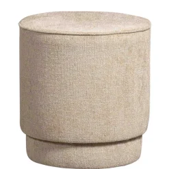 Sale Wohnen Polsterhocker in Beige Chenille - Felda