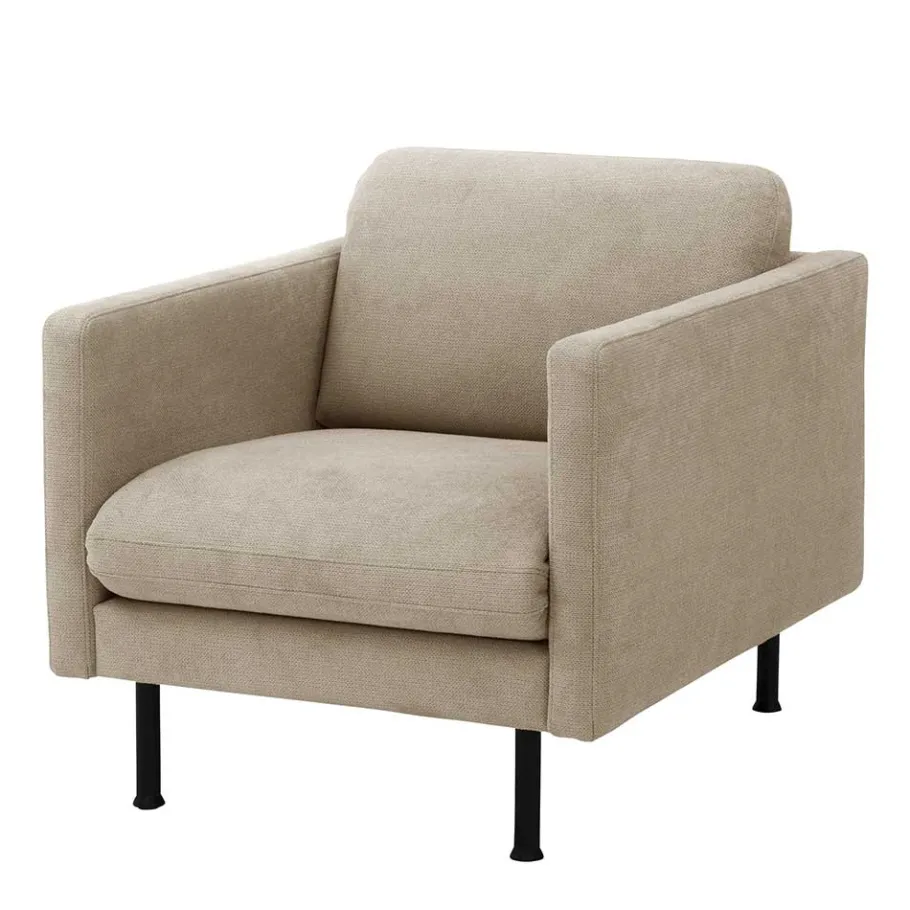 Clearance Wohnen Polstersessel in Beige mit Schwarz - Roco