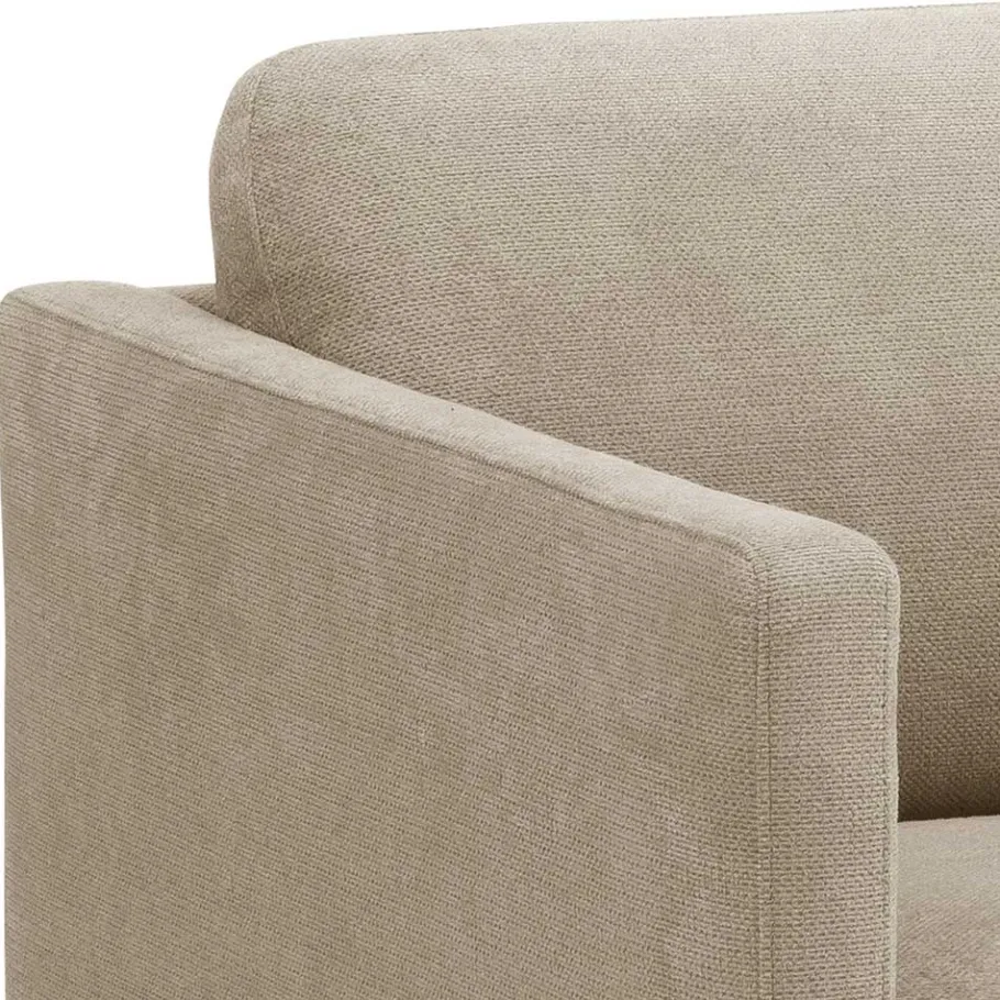 Clearance Wohnen Polstersessel in Beige mit Schwarz - Roco