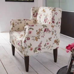 Discount Wohnen Polstersessel Ultina mit Blumenmuster
