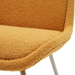 Best Wohnen Polsterstühle in Senfgelb Boucle - Gatria (4er Set)
