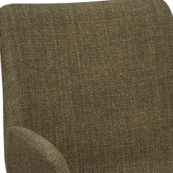 Discount Wohnen Polsterstühle mit Armlehnen in Dunkelgrün - Termi (2er Set)