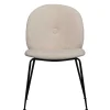 Clearance Wohnen Polsterstuhl in Beige Strukturstoff - Lovanna (2er Set)