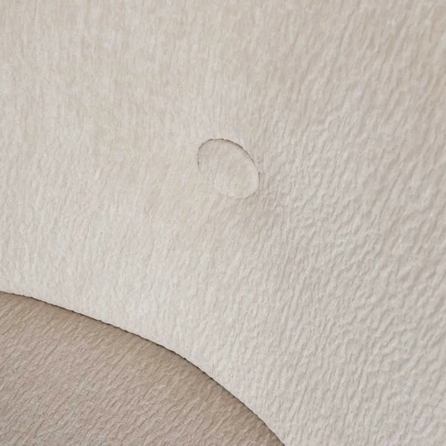 Clearance Wohnen Polsterstuhl in Beige Strukturstoff - Lovanna (2er Set)