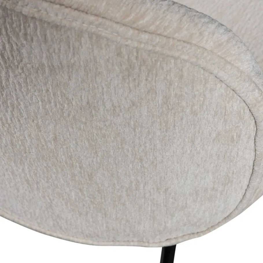 Clearance Wohnen Polsterstuhl in Beige Strukturstoff - Lovanna (2er Set)