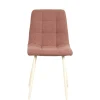 Discount Wohnen Polsterstuhl in Terracotta und Weiß - Elzanian