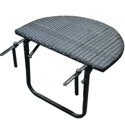 Online Wohnen Polyrattan Balkon Hängetisch halbrund - Jambi