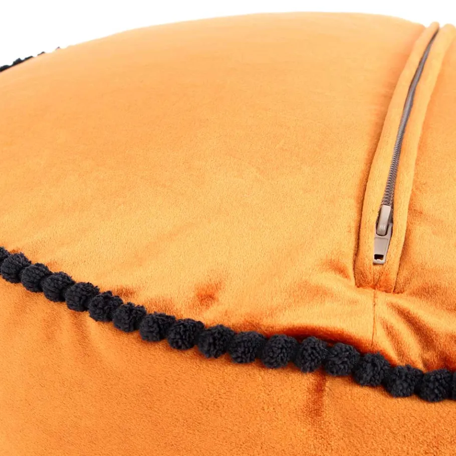 Hot Wohnen Pouf Yogakissen in Bronze Samt - Ynvinata