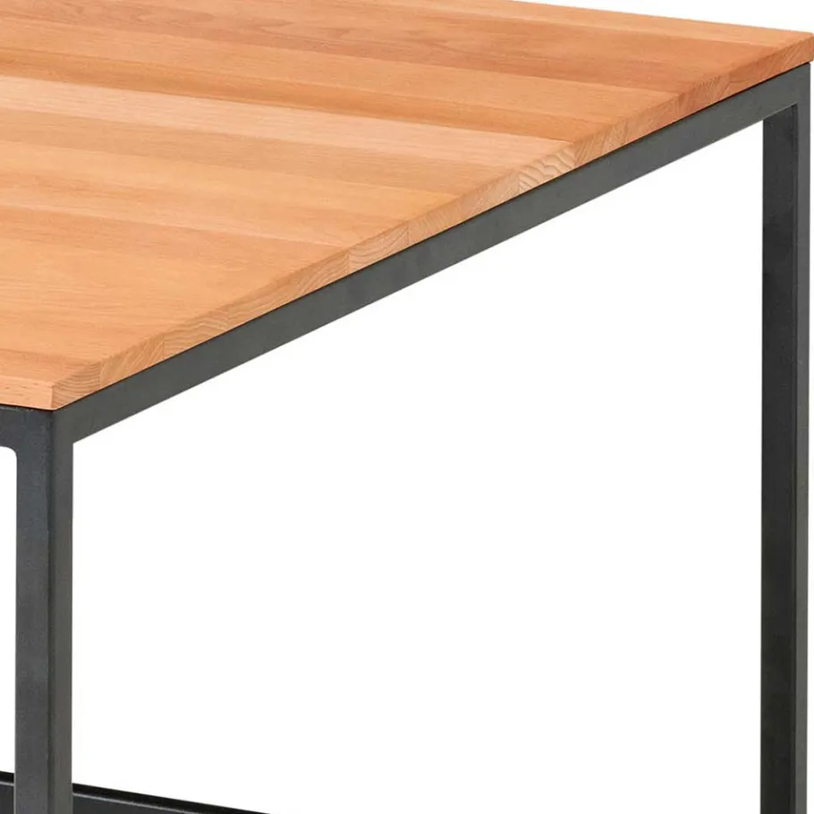 New Wohnen Quadrat Couchtisch aus Kernbuche massiv - Elisabeth