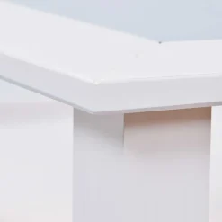 Wohnen Quadrat 75x75 Landhaus Sofatisch mit Glas - Rosanna