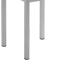 Best Wohnen Quadratischer Barhocker in Beige Microfaser - Garrysa