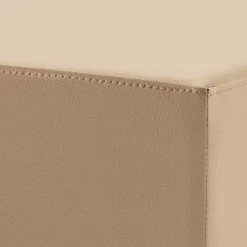 Best Wohnen Quadratischer Barhocker in Beige Microfaser - Garrysa