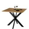 Best Wohnen Quadratischer Esstisch aus Akazie 100x100 - Bruna