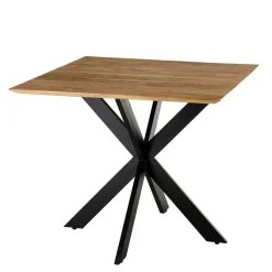 Best Wohnen Quadratischer Esstisch aus Akazie 100x100 - Bruna