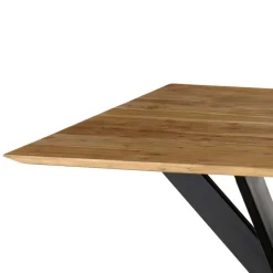 Best Wohnen Quadratischer Esstisch aus Akazie 100x100 - Bruna