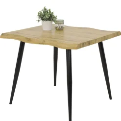Best Wohnen Quadratischer Esstisch mit Baumkanten NB - Ashela