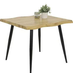 Best Wohnen Quadratischer Esstisch mit Baumkanten NB - Ashela