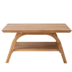 New Wohnen Quadratischer Wohnzimmertisch aus Wildeiche - Fredellia