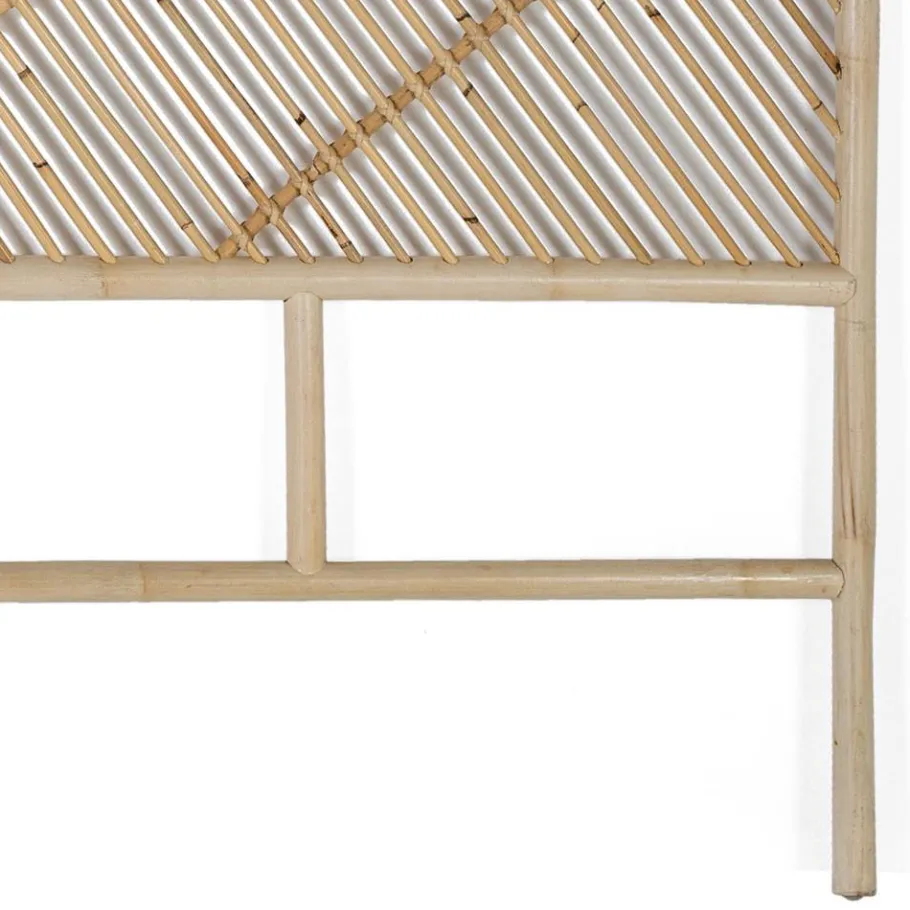 New Wohnen Rattan Bett Kopfteil in Natur - Naas