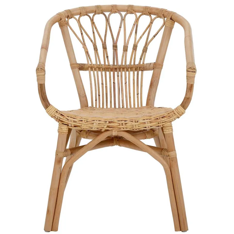 Discount Wohnen Rattan Esszimmerstuhl in Beige - Titian (2er Set)