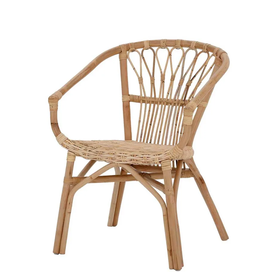Discount Wohnen Rattan Esszimmerstuhl in Beige - Titian (2er Set)