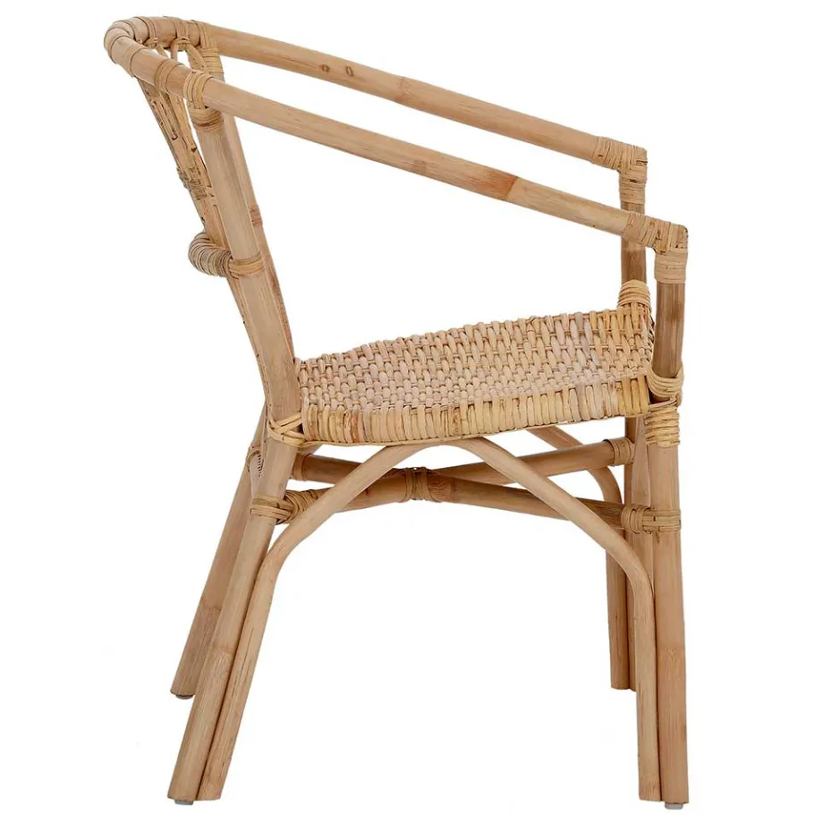 Discount Wohnen Rattan Esszimmerstuhl in Beige - Titian (2er Set)