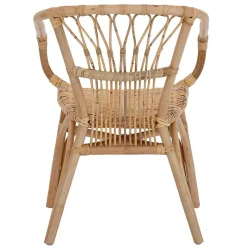 Discount Wohnen Rattan Esszimmerstuhl in Beige - Titian (2er Set)