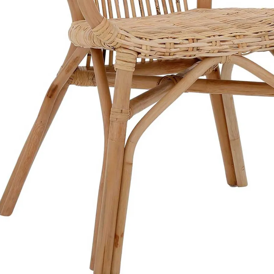 Discount Wohnen Rattan Esszimmerstuhl in Beige - Titian (2er Set)