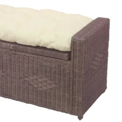 Clearance Wohnen Rattan Geflecht Sitztruhe in Braun - Leony