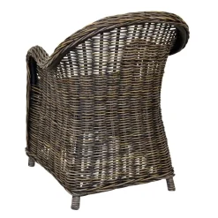 Best Wohnen Rattan Geflechtsessel im Landhausstil - Hamidy