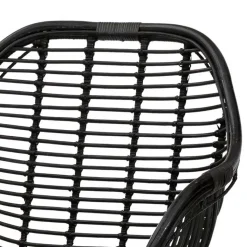Clearance Wohnen Rattan Geflechtstühle mit Armlehnen - Bregenza (2er Set)