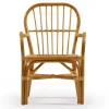 Outlet Wohnen Rattan Kinderstühle mit 35 cm Sitzhöhe - Cigembas (2er Set)