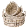 New Wohnen Rattan Körbe von Hand gefertigt - Saliaora (dreiteilig)