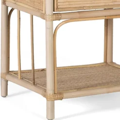 Discount Wohnen Rattan Nachtkonsole mit zwei Ablagen - Robin