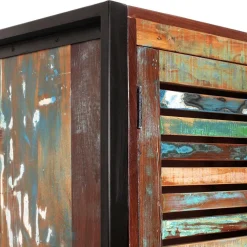Online Wohnen Recyclingholz Flurmöbel im Shabby Chic - Vosbadus (fünfteilig)