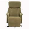 Wohnen Relaxsessel in hellem Braun Samt - Babra