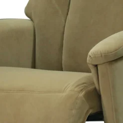 Wohnen Relaxsessel in hellem Braun Samt - Babra