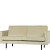 Wohnen Retro Couch aus Samt in Graugrün - Vontada