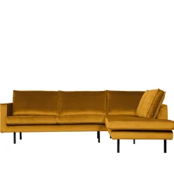 Best Wohnen Retro Eckcouch mit vier Sitzplätzen - Nustra