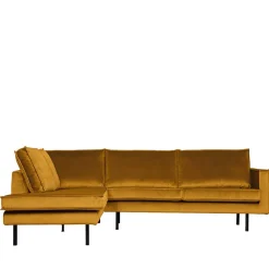 Best Wohnen Retro Eckcouch mit vier Sitzplätzen - Nustra