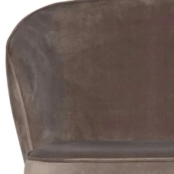 Best Wohnen Retro Polsterstühle in Khaki Samt - Ashley (2er Set)