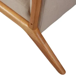 Wohnen Retro Sessel mit Holzgestell - Lardosia
