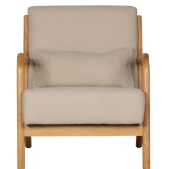 Wohnen Retro Sessel mit Holzgestell - Lardosia
