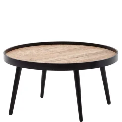 Wohnen Retro Sofatisch in Eiche Holzoptik - Maddox