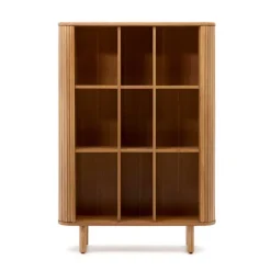 Wohnen Retro Style Highboard mit Schiebetüren - Calming