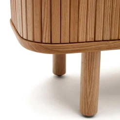 Wohnen Retro Style Highboard mit Schiebetüren - Calming