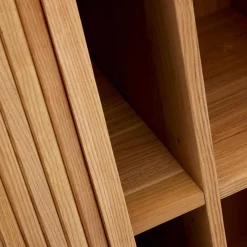 Wohnen Retro Style Highboard mit Schiebetüren - Calming