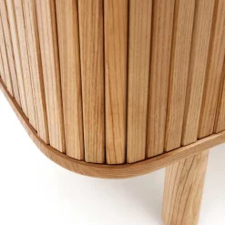 Wohnen Retro Style Highboard mit Schiebetüren - Calming