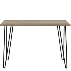 Wohnen Retrodesign Schreibtisch mit Haarnadel Beinen - Dressed