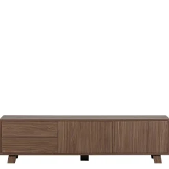 Wohnen Retrodesign TV Board in Walnuss - Acaso